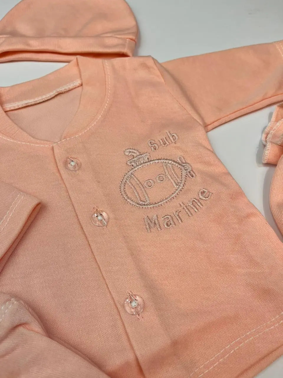 4-Piece Newborn Baby Clothing Set Pack of 3 | Soft Fabric Outfit for 0–6 Months - Little Flower