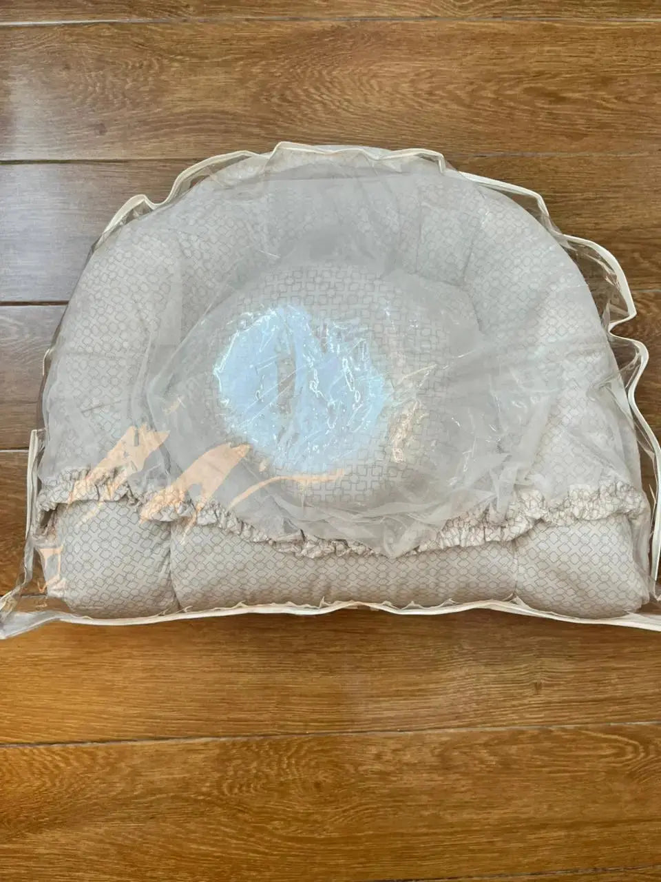 Baby Net Bed With Pillow | Brown box - Little Flower