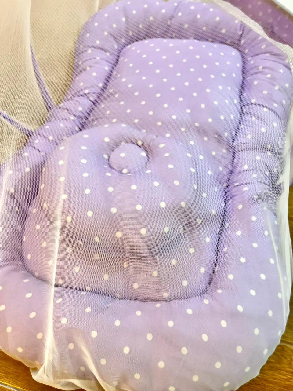 Baby Net Bed With Pillow - Little Flower 