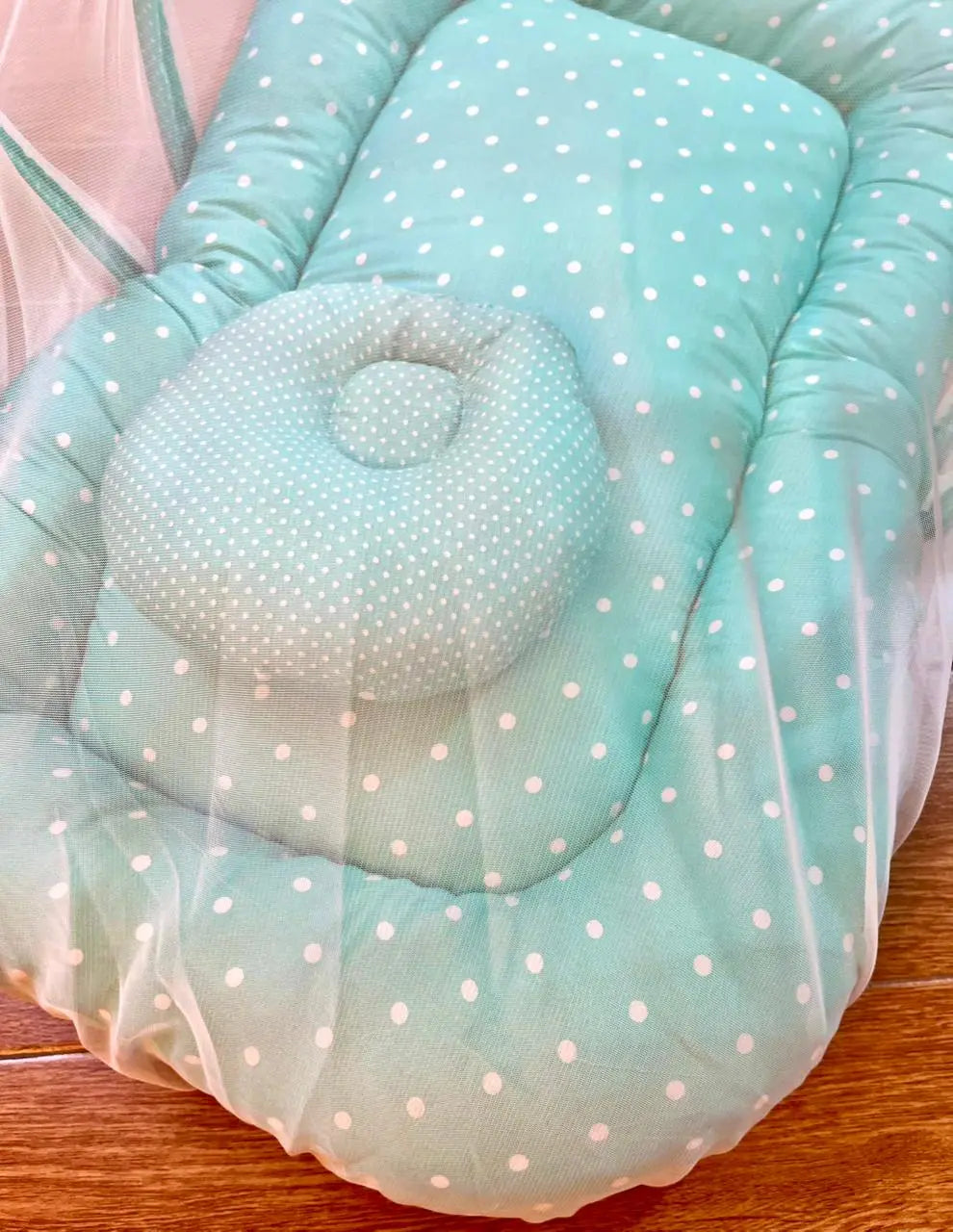 Baby Net Bed With Pillow - Little Flower 