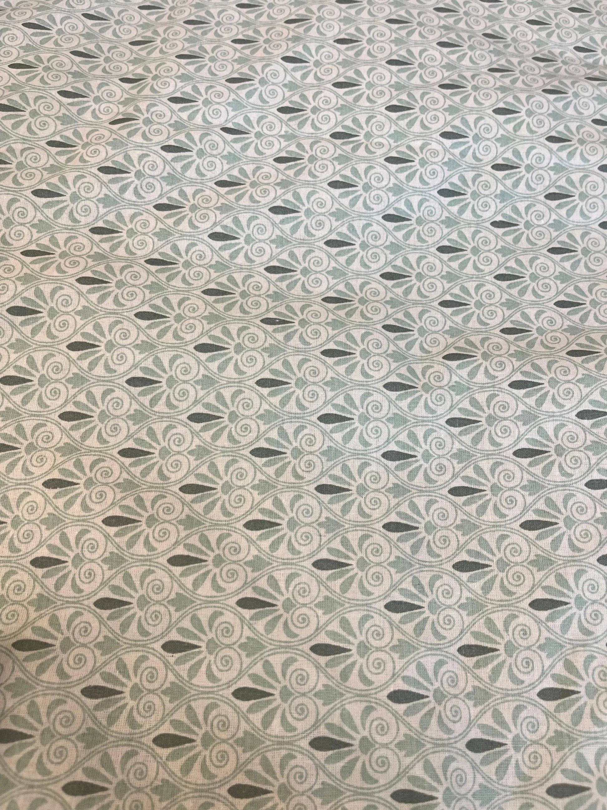 Baby Cot Bedding Set – 10-Piece Soft Cotton Set with Blue print (0–3 Years) Little Flower