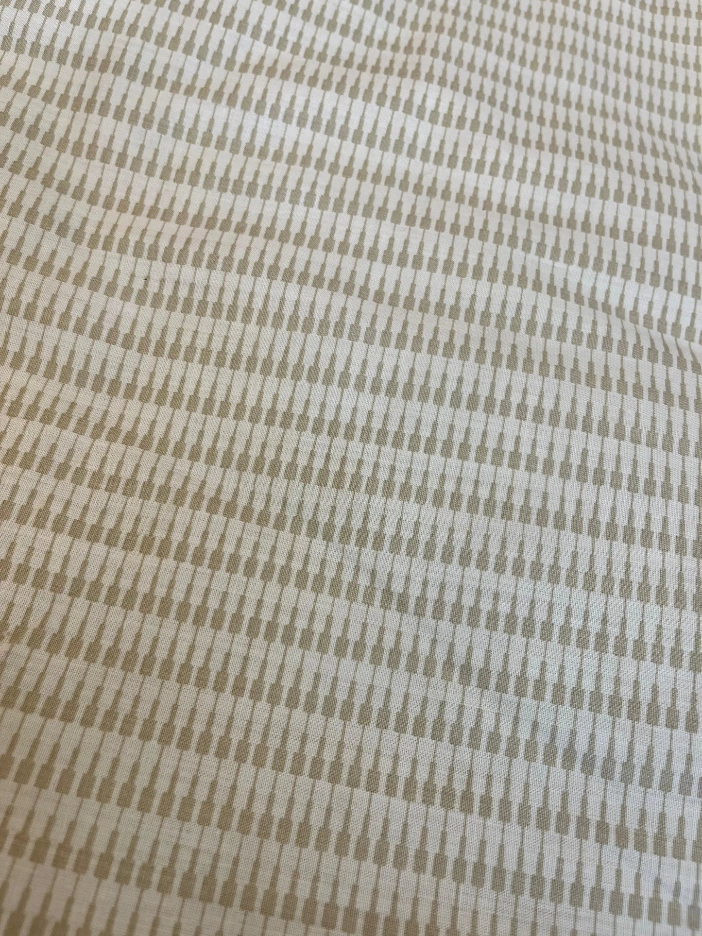 Baby Cot Bedding Set – 10-Piece Soft Cotton Set with Brown Line box on white  (0–3 Years) Little Flower