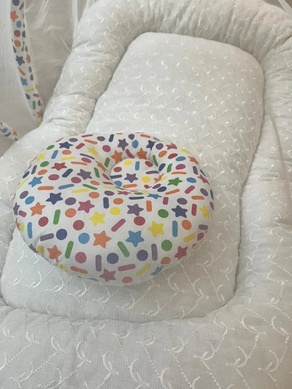 Baby Net Bed With Pillow | Colorful star Chicken