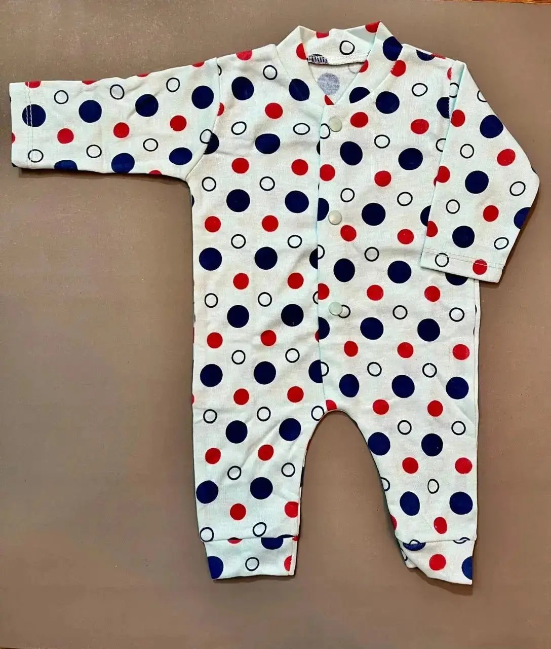 Full Body Romper Set Pack of 3 – Soft Cotton Full Body Sleepsuits (0–6 Months)