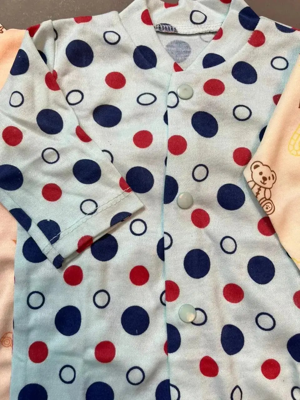 Full Body Romper Set Pack of 3 – Soft Cotton Full Body Sleepsuits (0–6 Months)