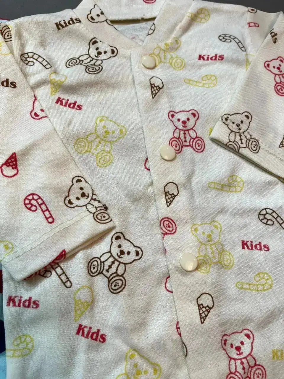 Full Body Romper Set Pack of 3 – Soft Cotton Full Body Sleepsuits (0–6 Months)