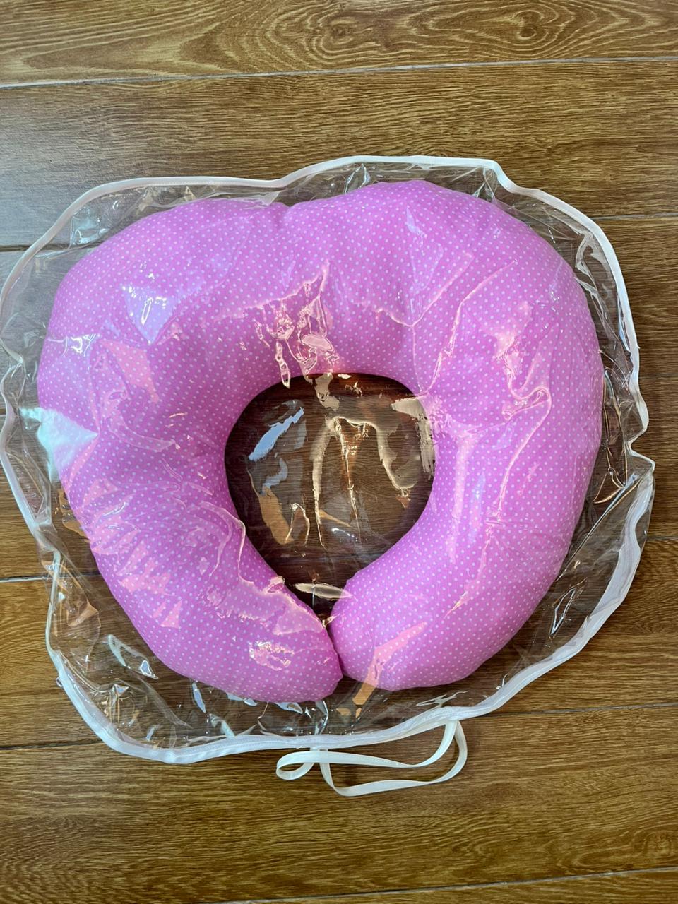 Soft Cotton Nursing Pillow for Moms & Babies – Comfortable Feeding Support Cushion (0–2 Years)