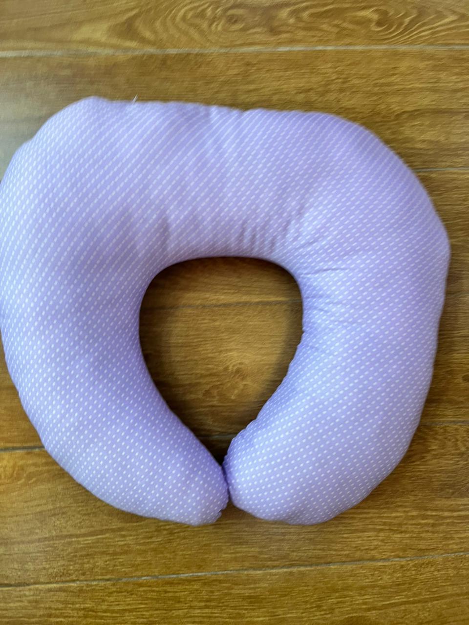 Soft Cotton Nursing Pillow for Moms & Babies – Comfortable Feeding Support Cushion (0–2 Years)