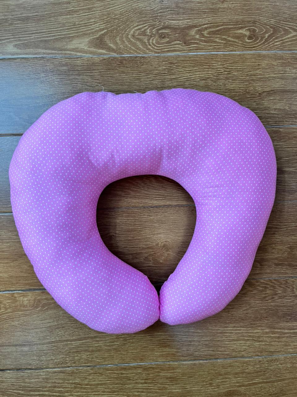 Soft Cotton Nursing Pillow for Moms & Babies – Comfortable Feeding Support Cushion (0–2 Years)