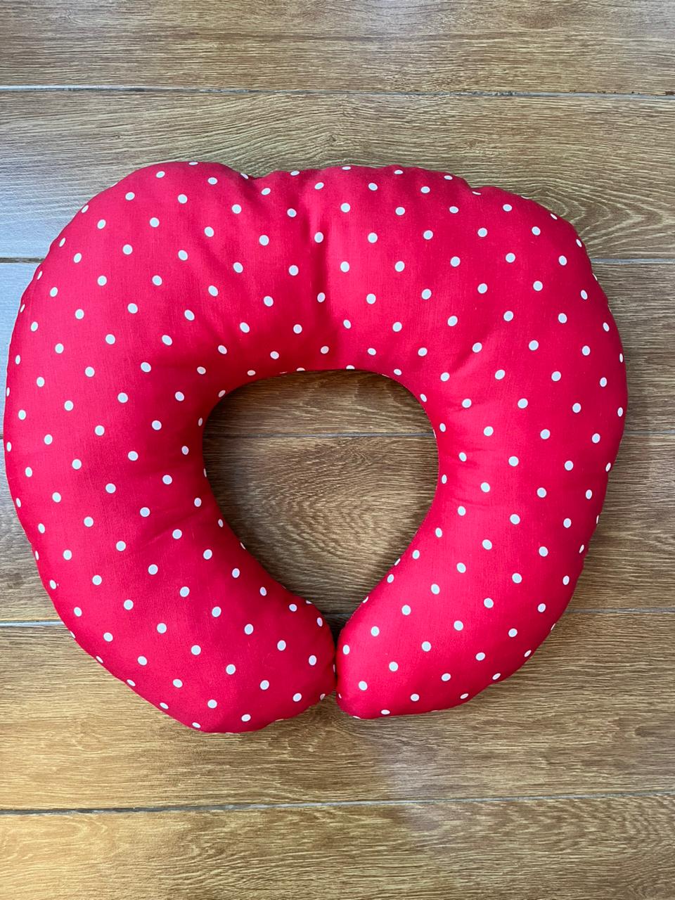 Soft Cotton Nursing Pillow for Moms & Babies – Comfortable Feeding Support Cushion (0–2 Years)