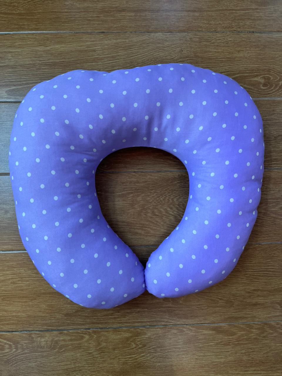 Soft Cotton Nursing Pillow for Moms & Babies – Comfortable Feeding Support Cushion (0–2 Years)