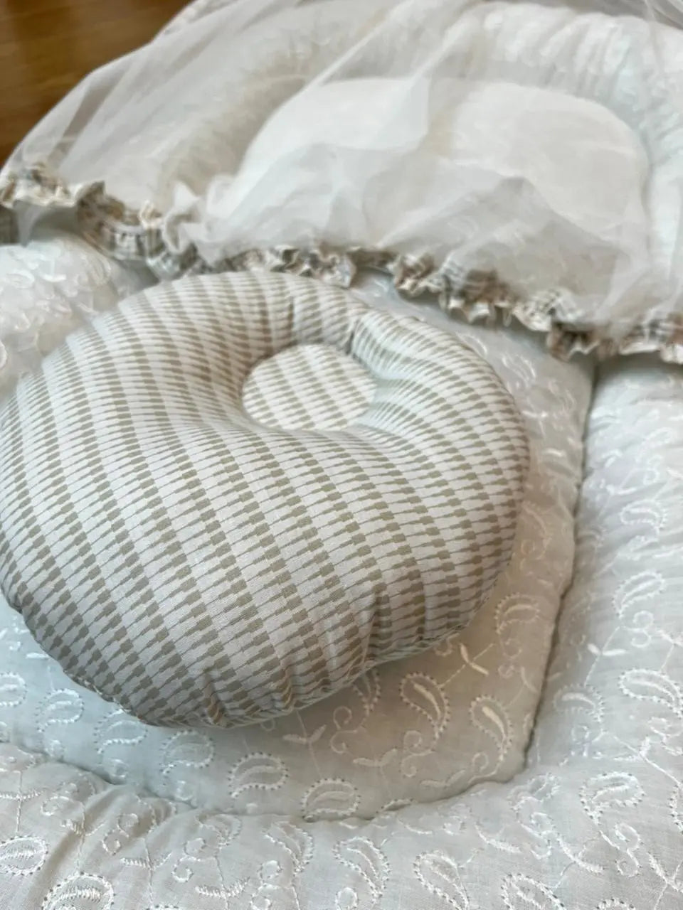 Baby Net Bed With Pillow | Brown bottle Chicken