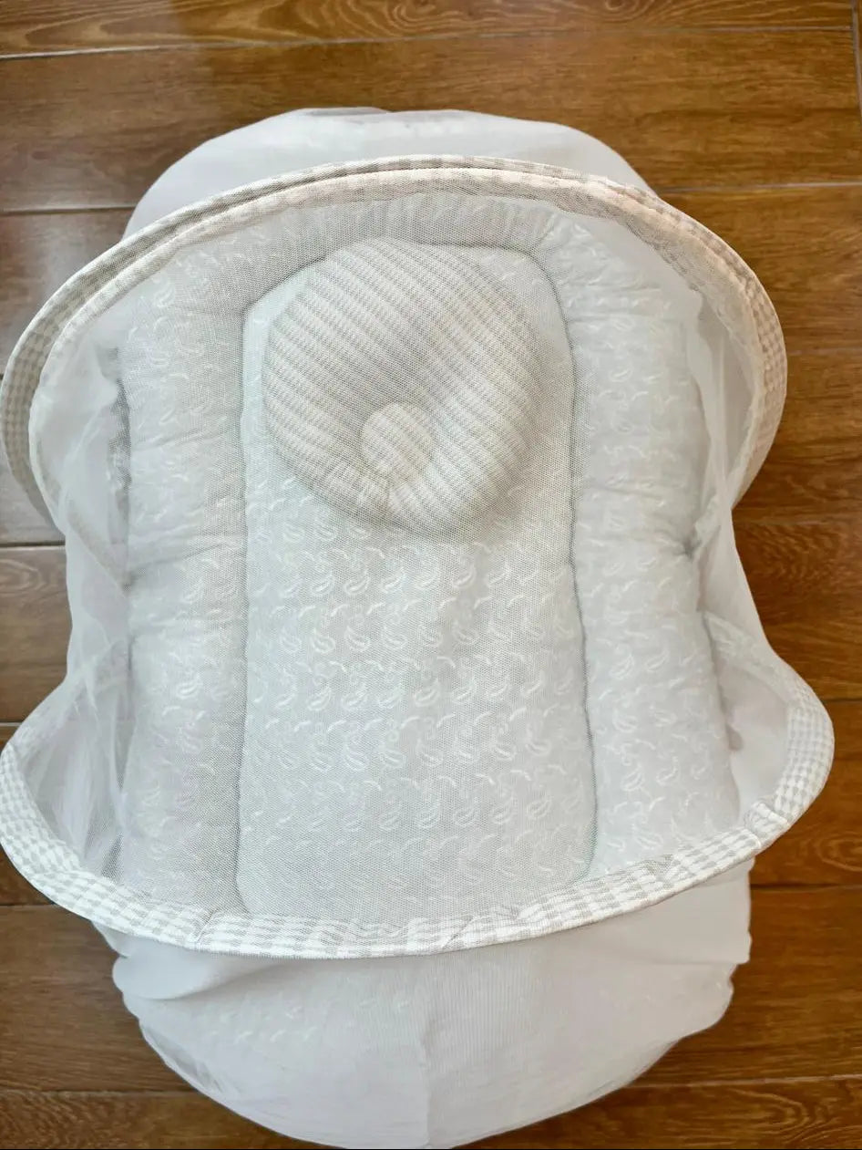 Baby Net Bed With Pillow | Brown bottle Chicken