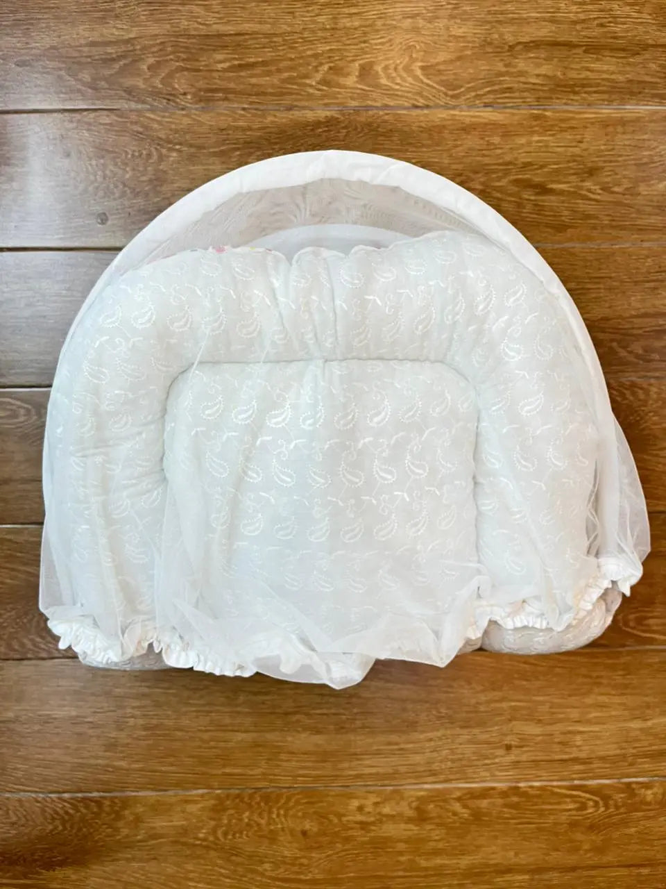 Baby Net Bed With Pillow | Colorful star Chicken