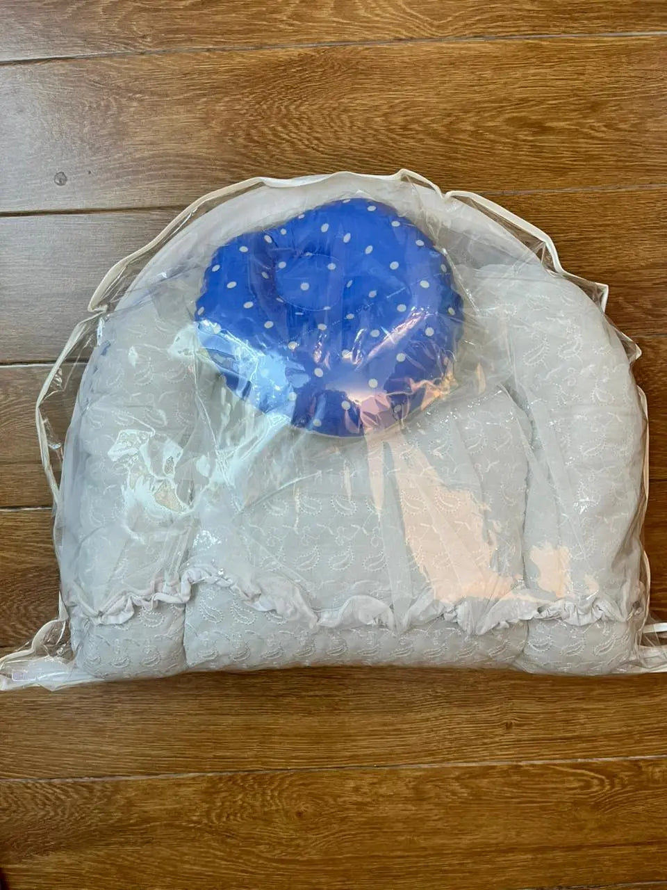 Baby Net Bed With Pillow | Light blue big bot  Chicken